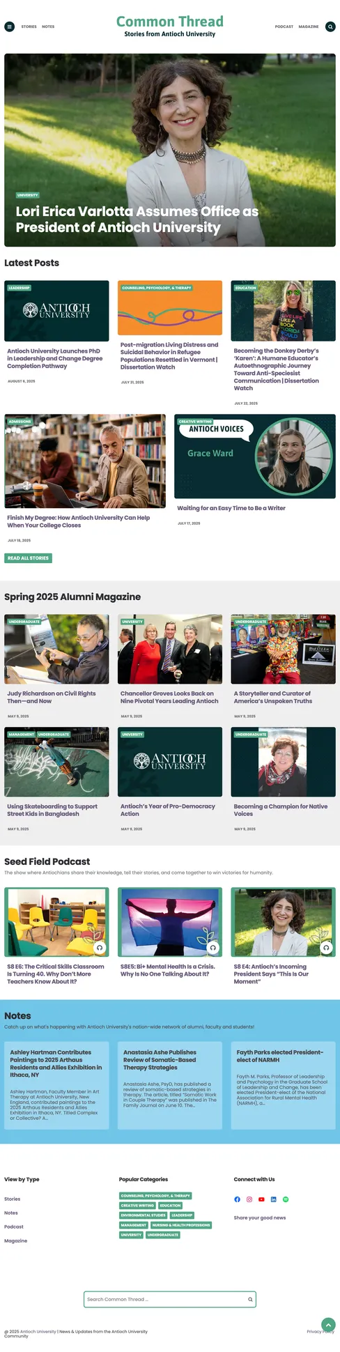 Commonthread Full Page Website