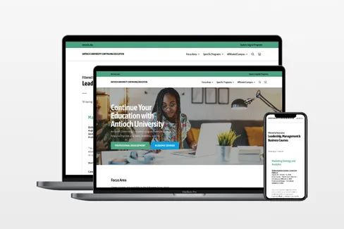 Continuing Education Mockup