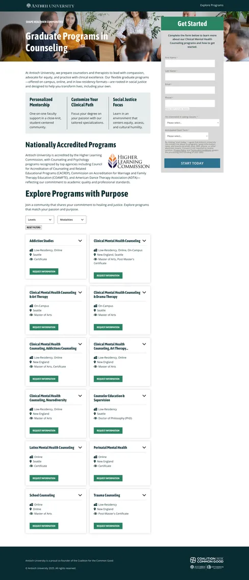 Advertising Landing Pages Full Page 