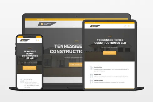 TN Homes Website Mockup